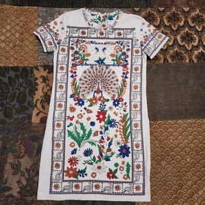 Tory Burch Screen Printed T-Shirt Dress